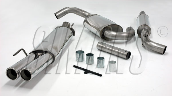 Rostfritt avgassystem Golf 3
