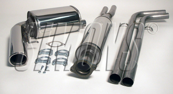 Rostfritt avgassystem Volvo V70N Turbo