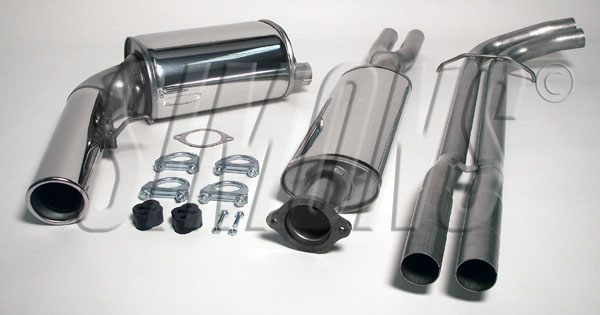 Rostfritt avgassystem Volvo V70N AWD