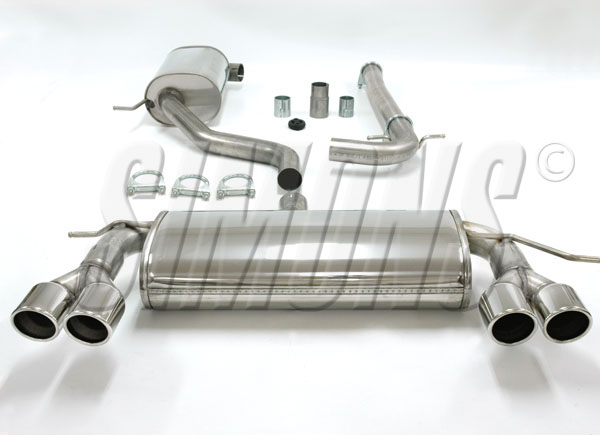 Rostfritt avgassystem Golf V