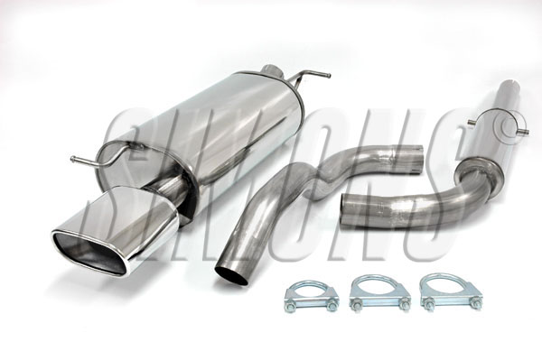 Rostfritt avgassystem Golf 4 Turbo