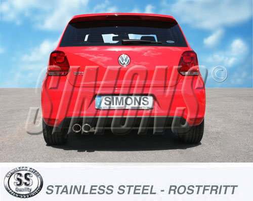 Sportavgassystem Polo Coupé