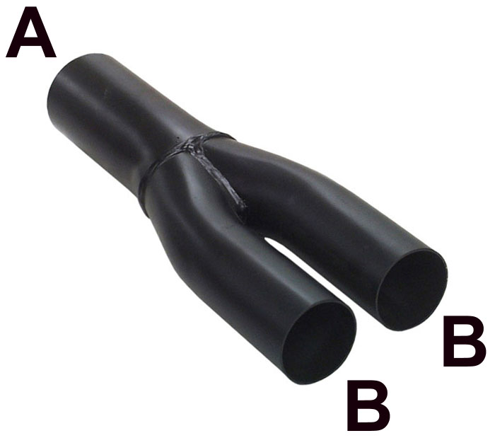 Simons grenryr Y-pipe